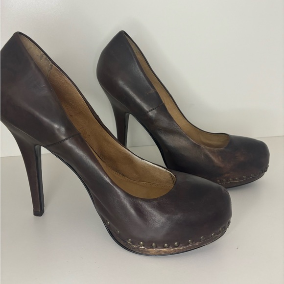 ALLSAINTS LEATHER HEELS - Picture 2 of 8